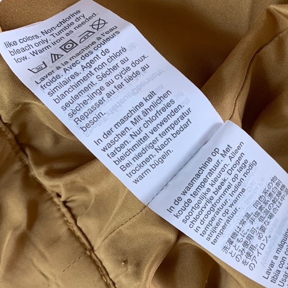 J. Crew tan animal print pencil skirt lined zip back vent size 12 - Picture 13 of 13